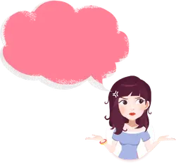 Purple-haired Girl - girl - Free Download PNG