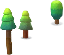 Cartoon Tree - game elements - Free PNG