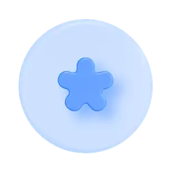 Blue Hexagonal Button - hexagon - No Watermark PNG