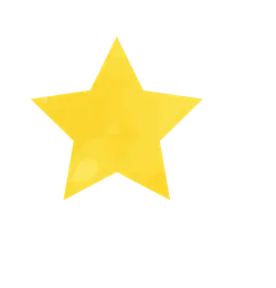 Five-pointed Star - star - simple - Lossless PNG