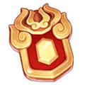 Flame Shield Badge - shield - No Background PNG