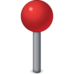 Lollipop - red - No Background PNG