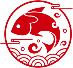 Red Fish - circle - Free PNG