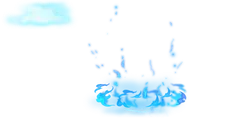 Blue Fire - mystical - PNG