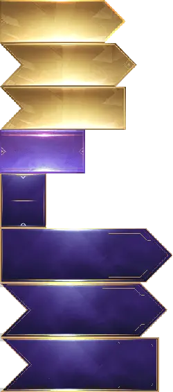 Gold and Purple Geometric Shapes - geometric shapes - PNG Images