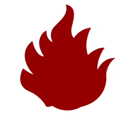 Flame - red - abstract - No Watermark PNG
