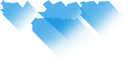 Blue Geometric Shapes - simple - Lossless PNG