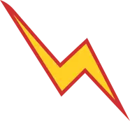 Lightning Bolt Logo - sign - logo - No Background PNG