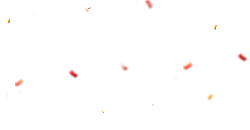 Colorful Confetti - party - Transparent Background PNG
