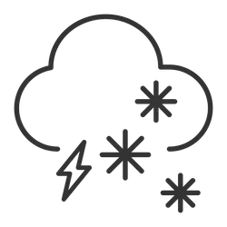 Thunderstorm with Snow - snow - Free PNG