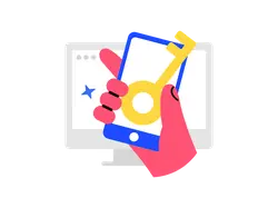 Hand Holding Phone Key - technology - Free Download PNG