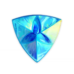 Blue Crystal Shield - decorative item - Free PNG