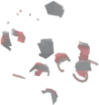 Abstract Shapes in Black and Red - red - No Watermark PNG