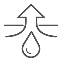 Water Drop with Arrow Upwards - symbol - PNG Images