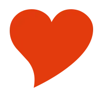 Red Heart - symbol - Popular Download PNG