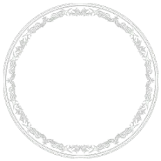 Circular Pattern Frame - decorative - Transparent Layer PNG