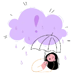 Girl with Umbrella - rain - Free Download PNG