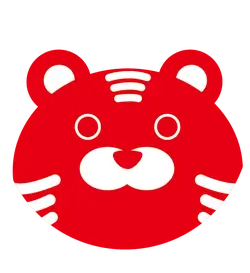 Red Tiger Head - animal - Free PNG