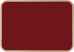Red Rectangle Frame - red - graphic - No Background PNG