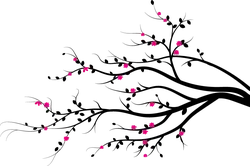 Pink Flowers - spring - nature - Transparent Layer PNG