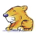 Sitting Tiger - sitting - Lossless PNG