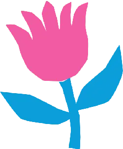 Pink Flower - High Resolution PNG - simple