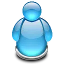 Blue Person Icon - simple design - Free Download PNG