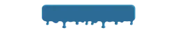Blue Dripping Rectangle - visual - No Watermark PNG