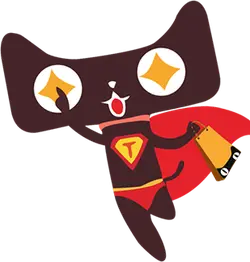Super Cat - adventure - Transparent Background PNG