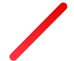 Red Slash - design element - High Resolution PNG