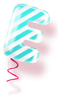 Balloon E - holiday - High Resolution PNG