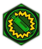 Green Rocket Badge - logo - No Watermark PNG