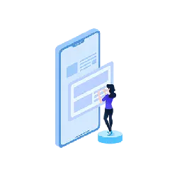 Person Operating Smartphone - user interface - High Resolution PNG