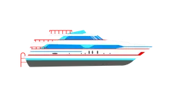 Yacht - Transparent Background PNG
