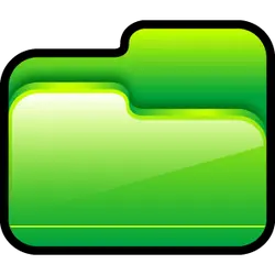 Green Folder - No Watermark PNG
