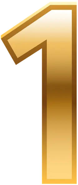 Number 1 - logo - simple - No Background PNG