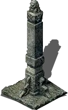 Stone Pillar - historical - PNG