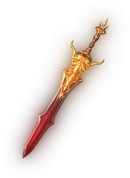 Flaming Sword - sacred - Transparent Layer PNG