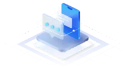 Blue Mobile App Icon - technology - Transparent Layer PNG