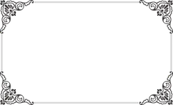 Black Background Decorative Pattern - background - No Background PNG