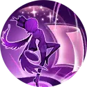Purple Winged Girl - magic - Free PNG