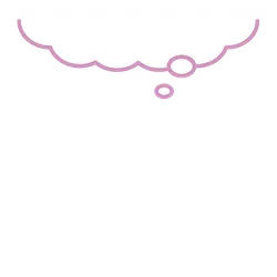 Thinking Bubble - simple - cartoon - High Resolution PNG