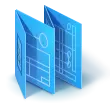 Blue Folder - PNG