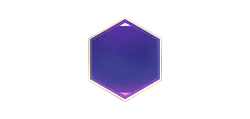 Purple Hexagon - High Resolution PNG
