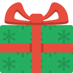 Gift Box - snowflake - package - High Resolution PNG