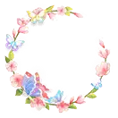 Flower Wreath - pink - Highly Rated PNG