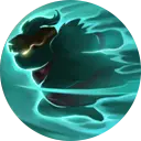 Green Lion - glowing - Transparent Layer PNG