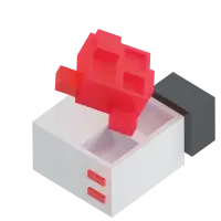 Pixelated Robot - mechanical - High Resolution PNG