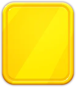 Yellow Button - square - No Background PNG