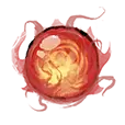 Fire Sphere - skill - Transparent Background PNG